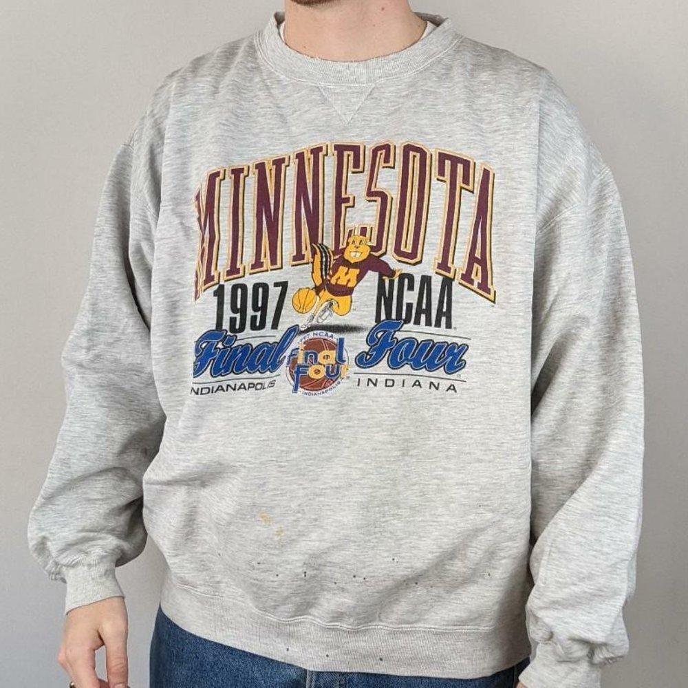 1997 Minnesota Gophers College Basketball Final Four Sweater